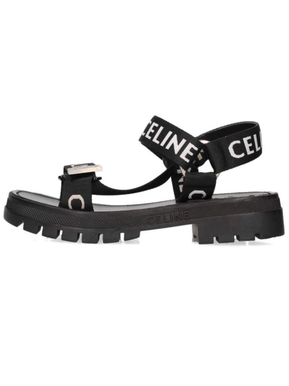 Celine Leo Logo Strap Sandals 40